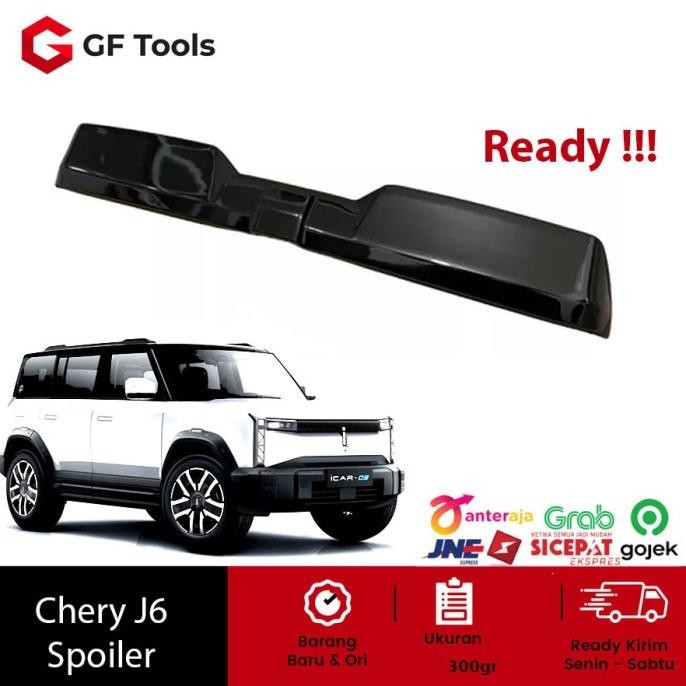 Jual Chery J6 Spoiler Abs Hitam Ready | Shopee Indonesia