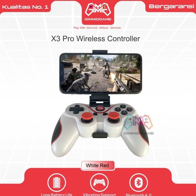 Jual Stick Gamepad X3 Pro Wireless Bluetooth Hp Android Ios Pc Laptop ...