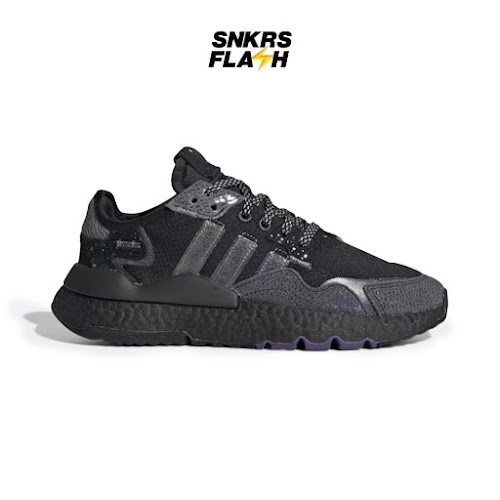 Jual ADIDAS Nite Jogger Reflective Black Sepatu Sneakers Wanita