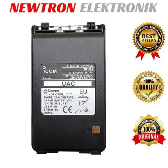 10 Batterie Li-Ion 7,4V 2,6A Per Icom – Compatibili BP265Li, IC-F3001, F4001, T70A, V80, Taiwan