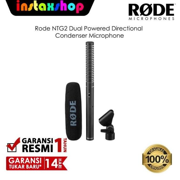 Jual Rode NTG2 Multi-Powered Shotgun Microphone -INSTAXSHOP | Shopee ...