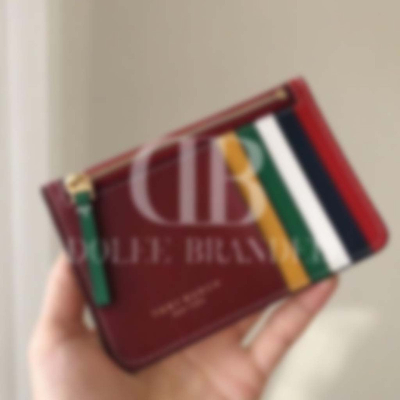 Jual Zip Card Case Perry Color-Block Top Zip Card Case (Tinto / Cream ...