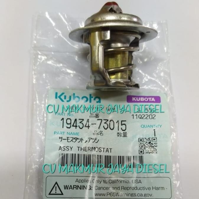 Jual Thermostat D1005 19434-73015 Kubota New Stok | Shopee Indonesia