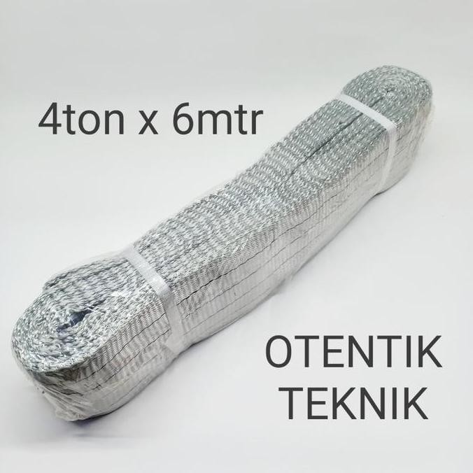 Jual Webbing Sling Belt 4 Ton X 6 Meter - Tali Sabuk 4T X 6M - Webing ...