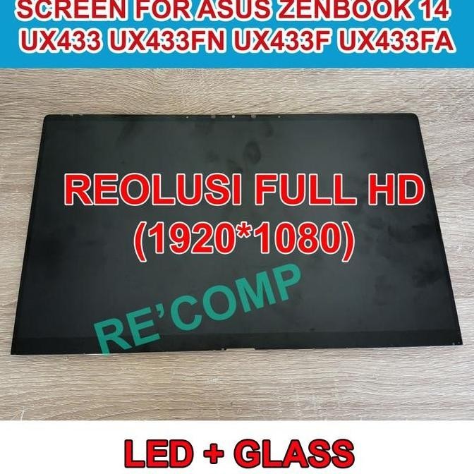 Écran LCD De Remplacement 14" Pour ASUS ZenBook UX433FN-A - Résolution Full HD 1920x1080 - 30 Broches - Neuf