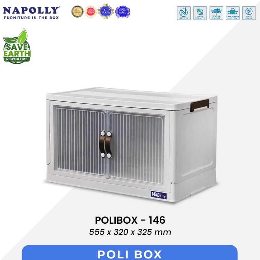 Jual NAPOY / NAPOLY Container Box Lipat / Rak / Lemari Susun Plastik ...