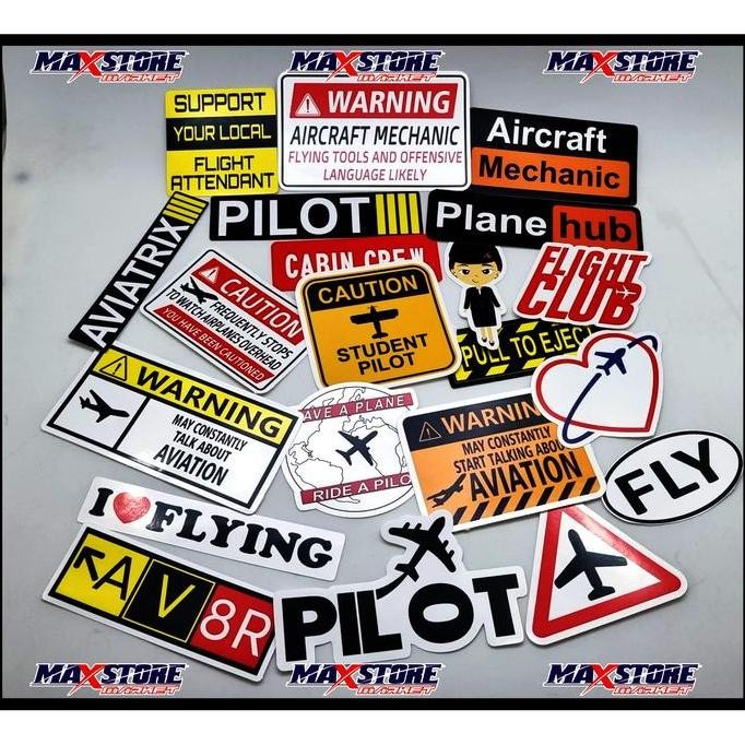 Jual Sticker Koper Travel / Sticker Koper Flight Attendant / Sticker ...