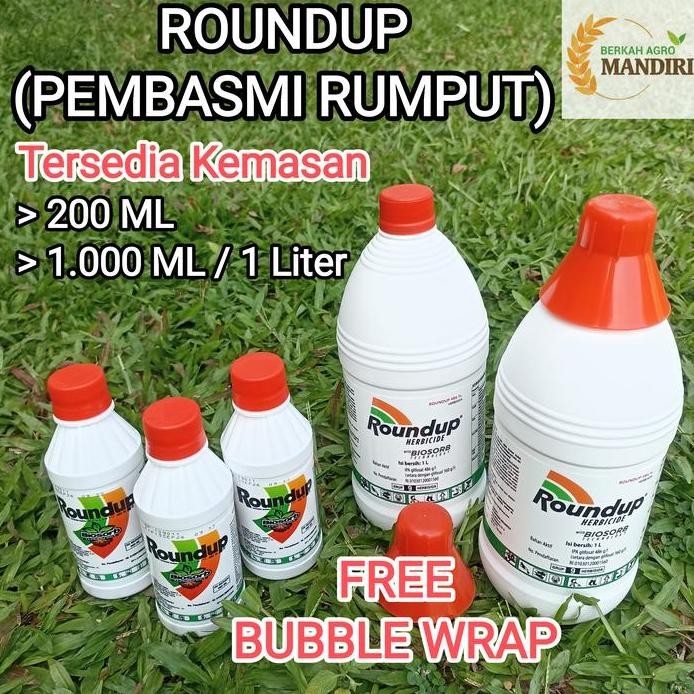Jual fresh ROUNDUP PEMBASMI RUMPUT LIAR DAN GULMA - ROUND UP 200 ML / 1 ...