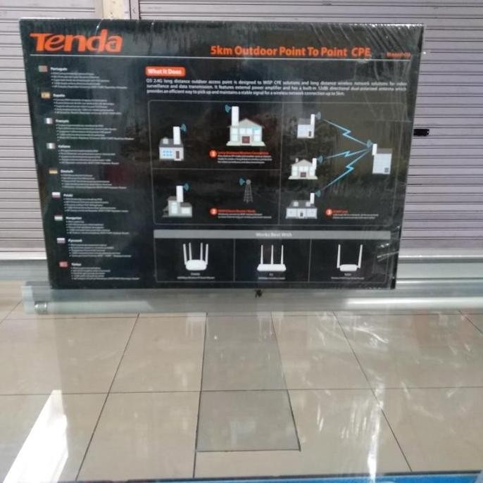 Jual Tenda O3 5Km Outdoor Point To Point Cpe Tenda 03 Wireless Router ...
