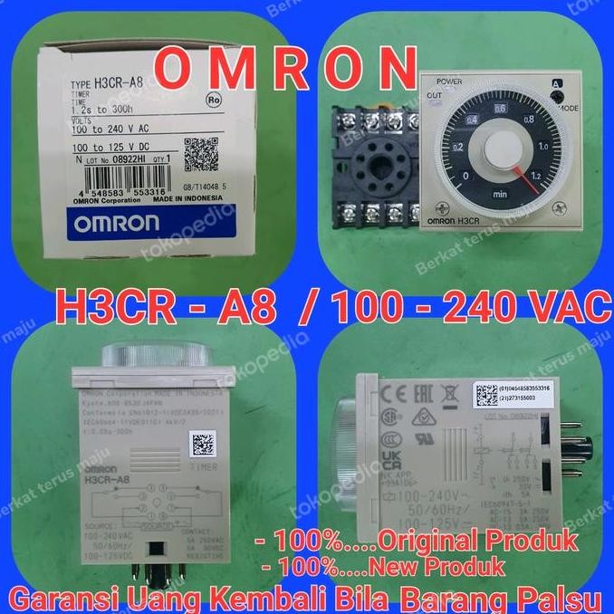 Jual Promo Timer H3Cra-8 /220V Merk Omron (Original) | Shopee Indonesia
