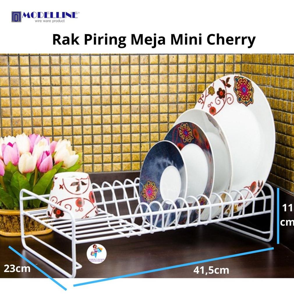 Jual Modelline Rak Piring Meja Mini Cherry Ksr 02 Stok Baru | Shopee ...
