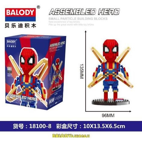 Jual Nano Block Marvel Avengers Superheroes Koleksi Mainan Bricks ...