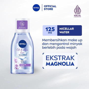 NIVEA Micellar Water MicellAir Oil Acne Care 125ml Pembersih Make Up Aman Untuk Kulit Berminyak