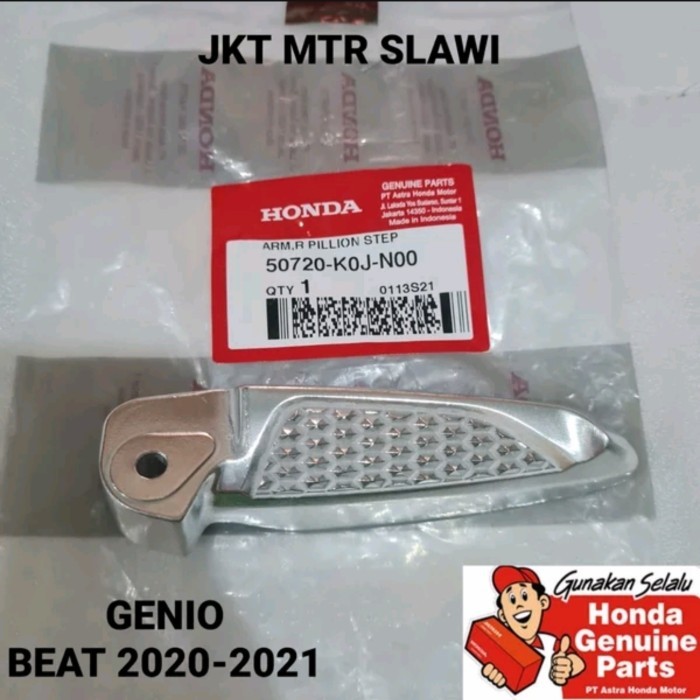 Jual Foot Step Arm R Pillion Step Genio Beat 2020 - 2021 Ori Honda ...