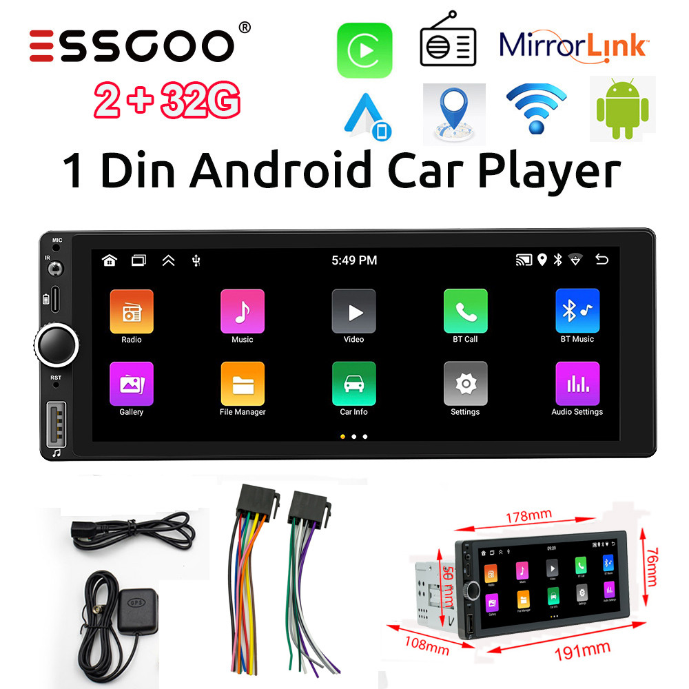 Jual Novsight 1 Din 7 inci Android 12 Car player Radio 2+32GB Touch ...
