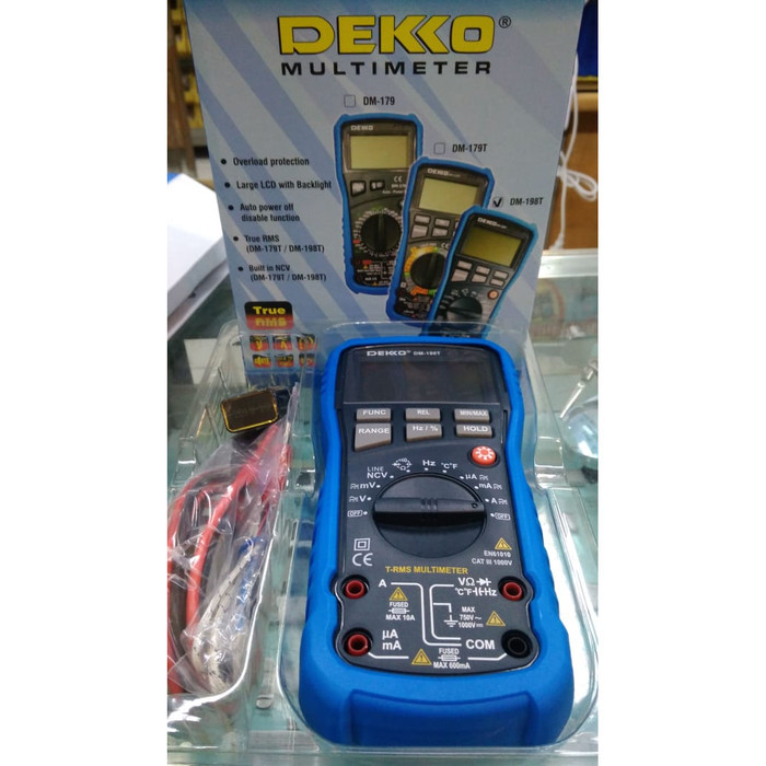 Jual Digital Multimeter Dekko Dm-178T Multitester Dm178T Dan ...