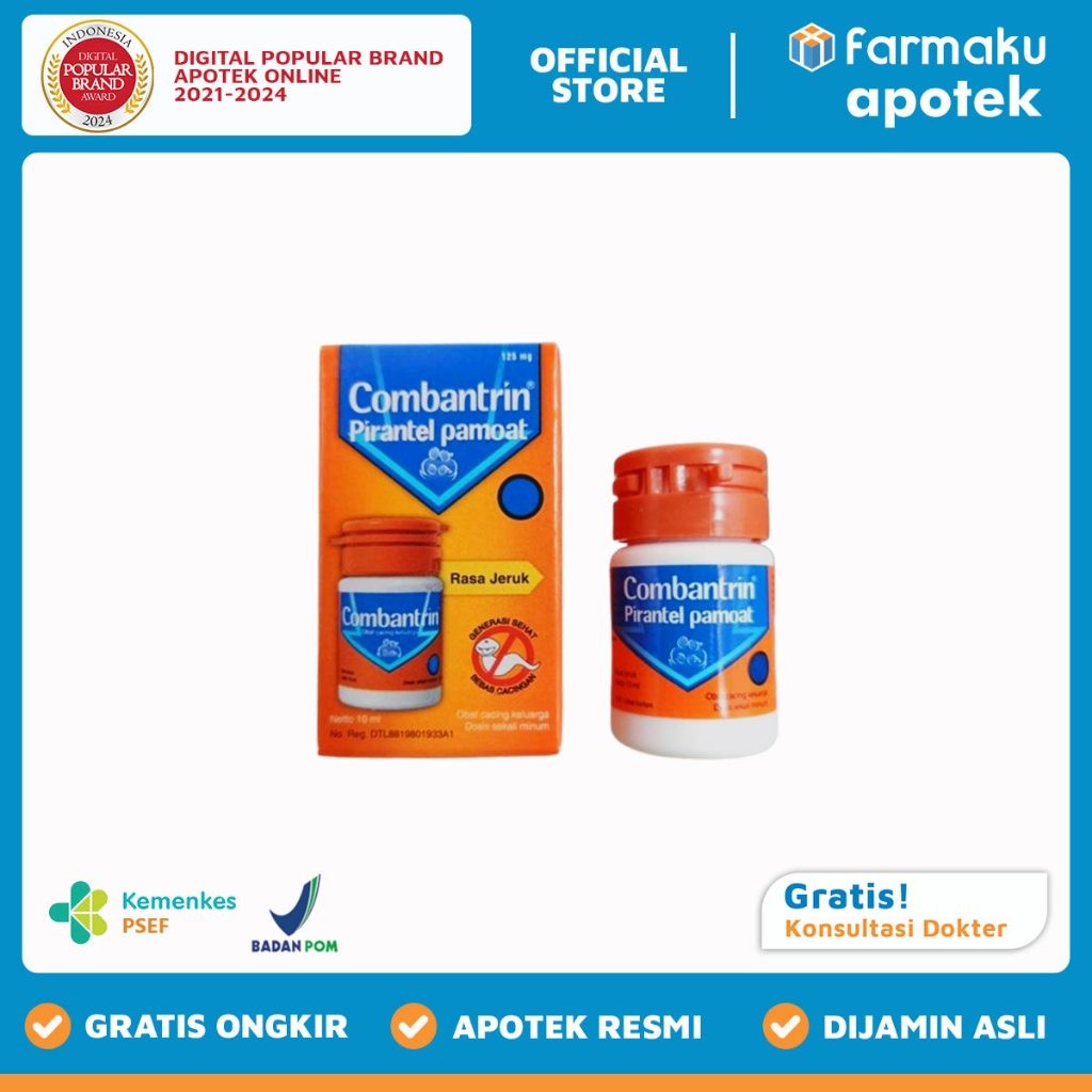 Jual Combantrin Orange Syrup 10 ml - BIN | Shopee Indonesia