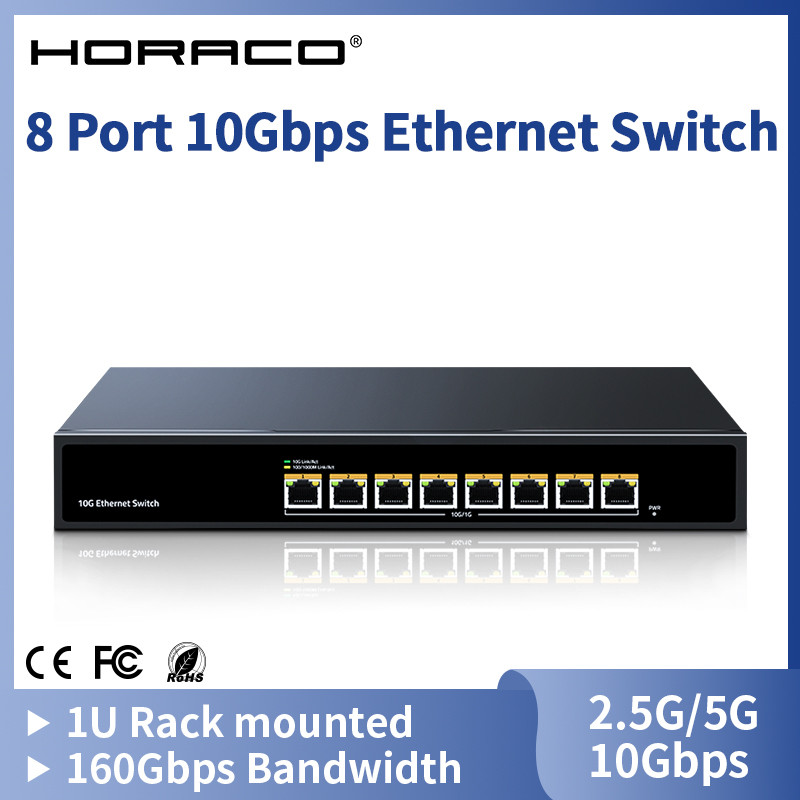 Jual GOODRISE 10Gbps 8 Port Ethernet Switch 10000Mbps Network Switcher ...