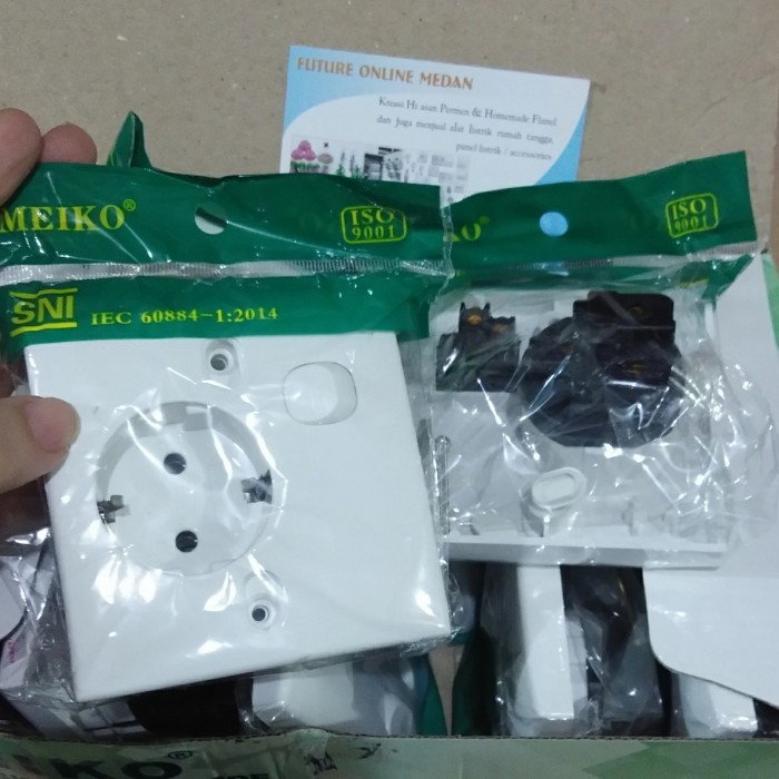 Jual ,,,,,,,] Saklar stop kontak + Engkel. I/B in bow Meiko. S/C arde ...