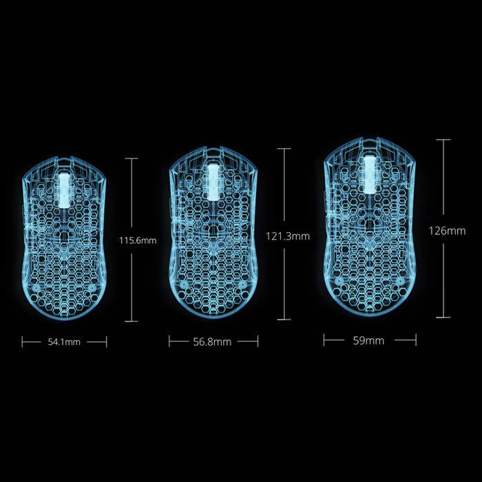 NEW FinalMouse UltralightX Sakura Gaming Mouse 10K LE SIZE MEDIUM - IN