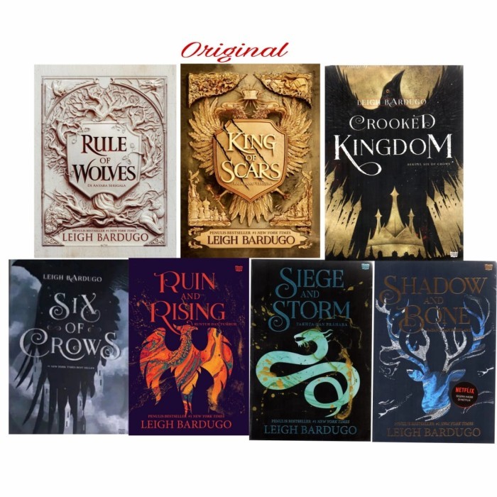 Jual RUIN RISING SIEGE AND STORM SHADOW BONE SIX OF CROWS CROOKED ...