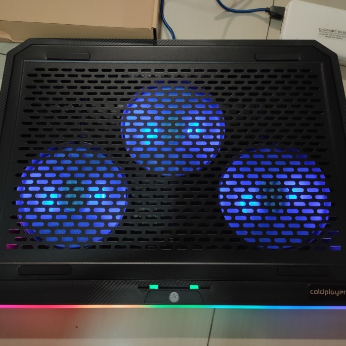 Jual COOLING PAD GAMING RGB COLDPLAYER GX80 TOUCH SCREEN FOR 17 INCH ...