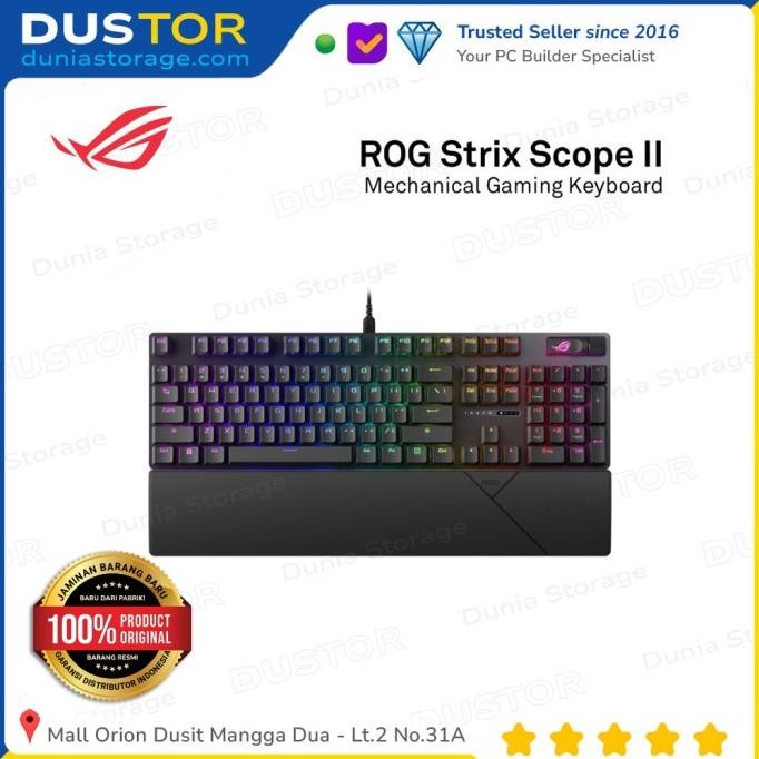 Jual Goodseries| ASUS ROG Strix Scope II Mechanical Gaming Keyboard ...