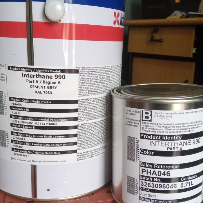 Jual International Paint - Interthane 990 RAL 7033 (Cement Grey ...