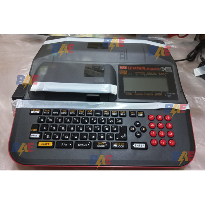 Jual Printer Pita MAX Letatwin LM-550A2/PC C72 untuk Cable Marker Tube ...