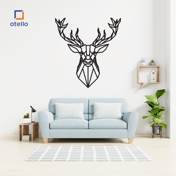 Jual Wall Sticker Rusa Stiker Akrilik Timbul Hiasan Dinding Dekorasi ...