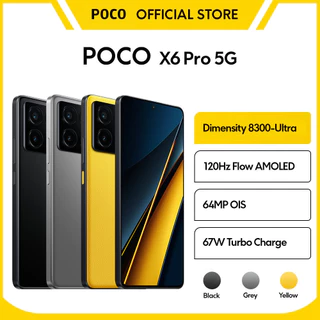 POCO X6 Pro 5G (12/512GB) | Dimensity 8300-Ultra | 120Hz FIow AMOLED | 67W Turbo Charge [ Official Store ]