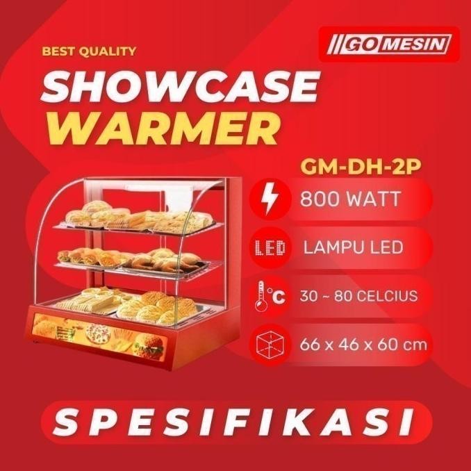 Jual Murah Penghangat Makanan Ayam / Gorengan / Roti Showcase Food ...