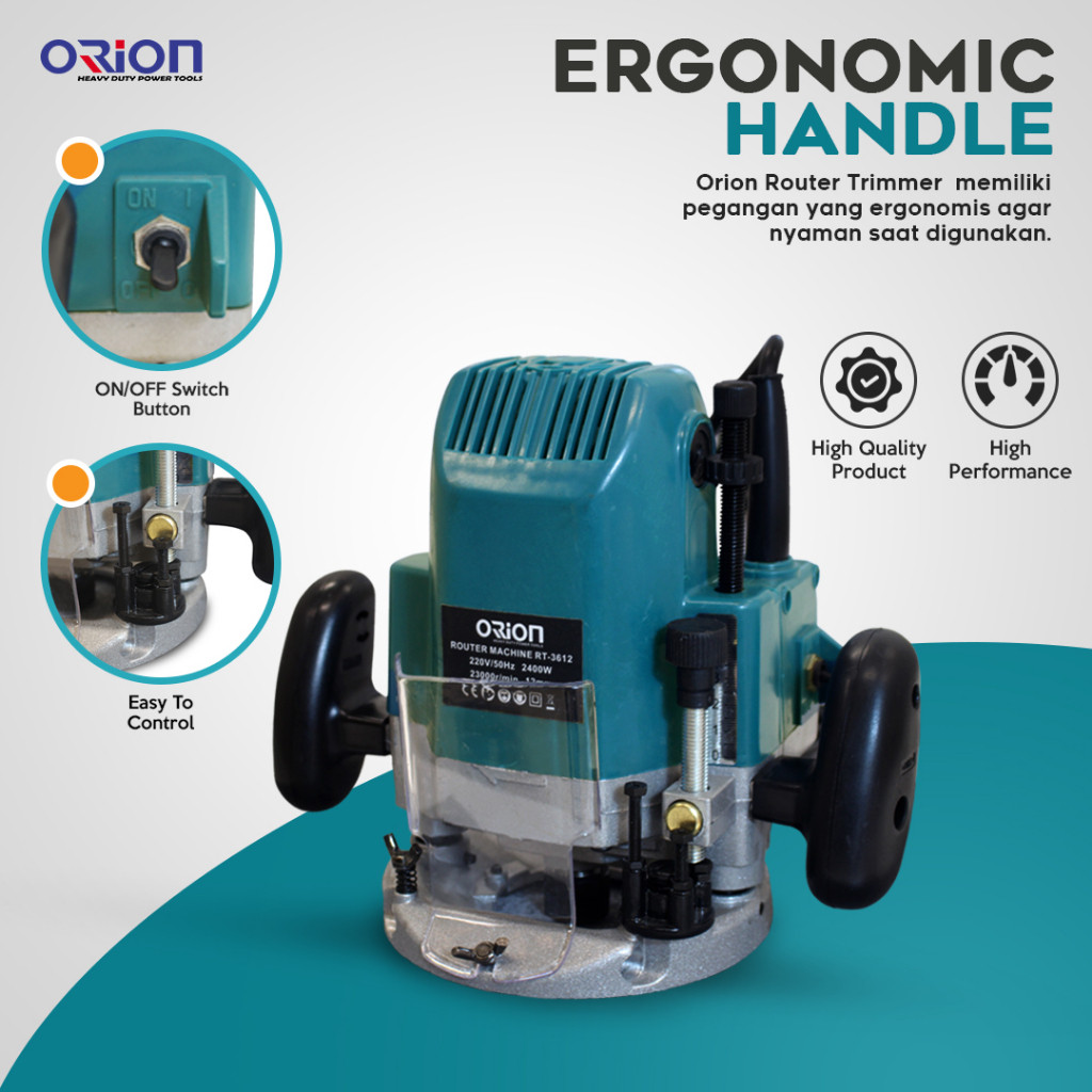 Jual Mesin Router Orion RT-3612 Profil Kayu Besar Wood Trimmer RT-3612 ...