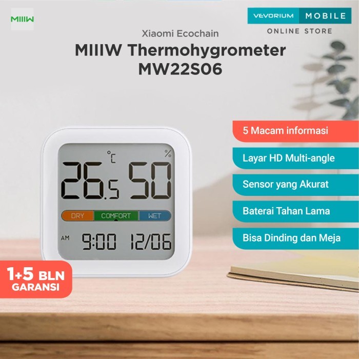 Jual BEBAS ONGKIR - MIIIW Digital Clock Thermometer Hygrometer Humidity ...