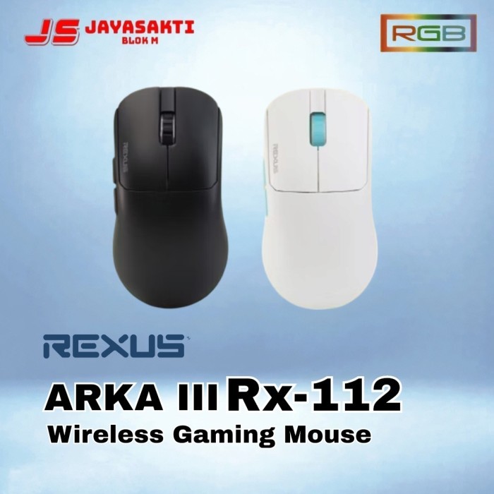 Jual Rexus ARKA III RX-112 Wireless Gaming Mouse Dual Conection ...