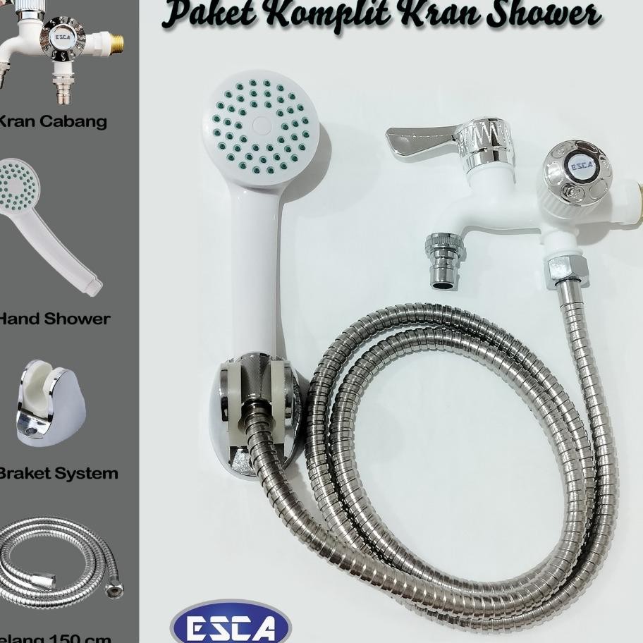 Jual Epala Hower Et Mandi Putih Tandart Hower Head Putih Eca | Shopee ...