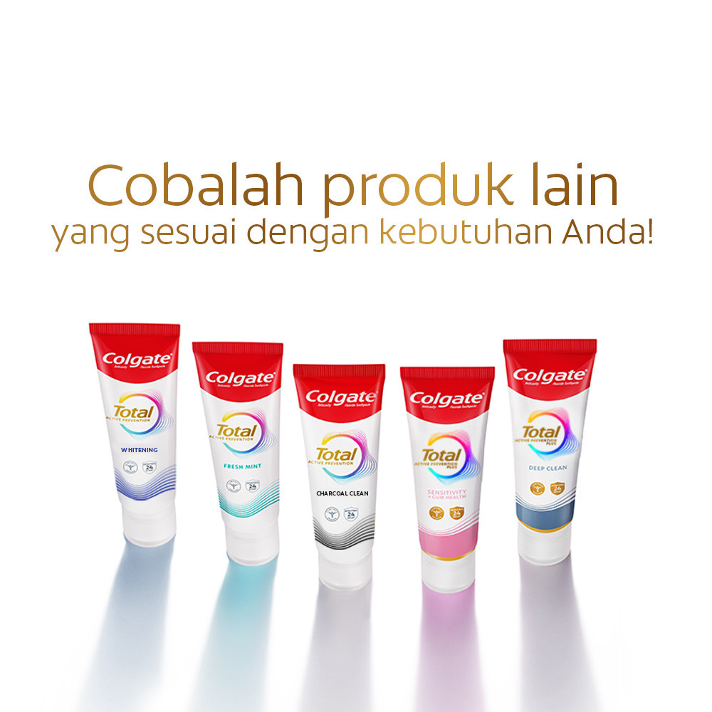 Colgate Total Whitening Toothpaste 150g - Pasta Gigi (2pcs)