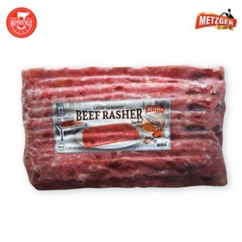 Jual Metzger Smoked Beef Rasher for Horeca 500gr | Shopee Indonesia
