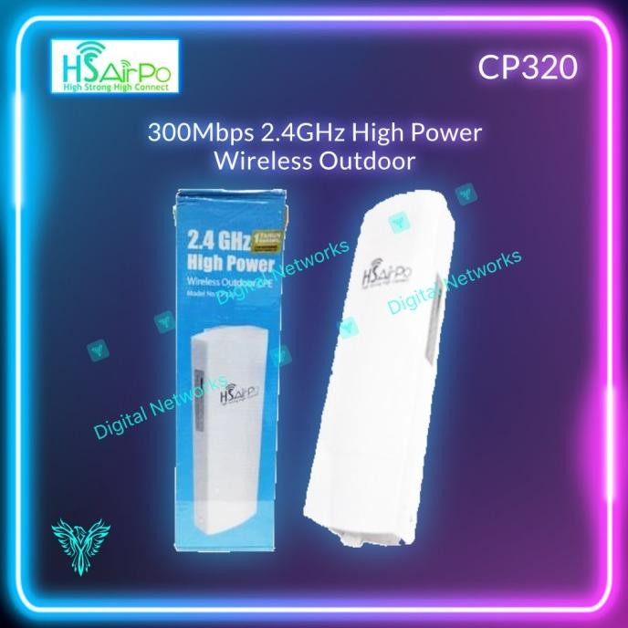 Jual BEBAS ONGKIR - HSAIRPO CP320 2.4Ghz High Power 300mbps HS airPo ...