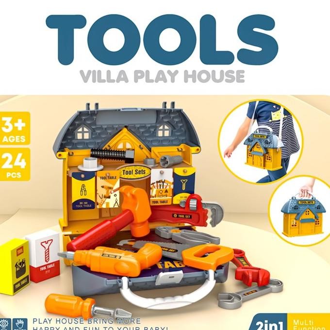 Jual Mainan Edukasi Anak Villa Play House Tools Store Perkakas Tukang ...