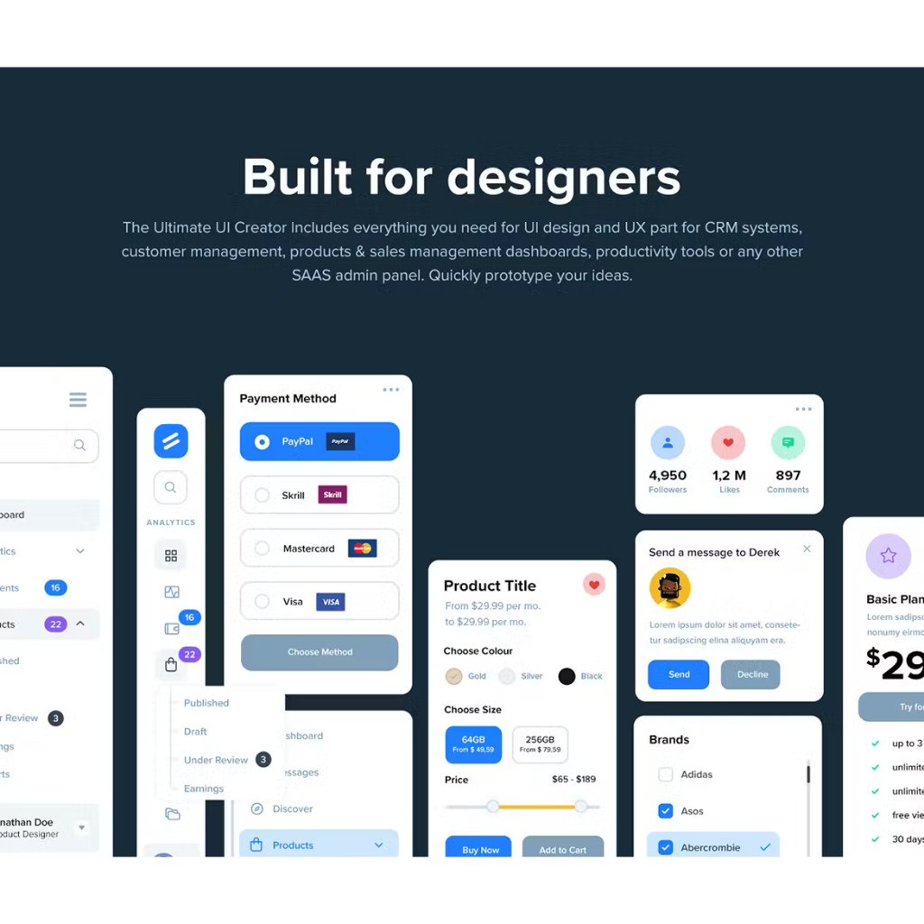 Jual The Ultimate UI Creator - Premium Figma UI Kit | Shopee Indonesia