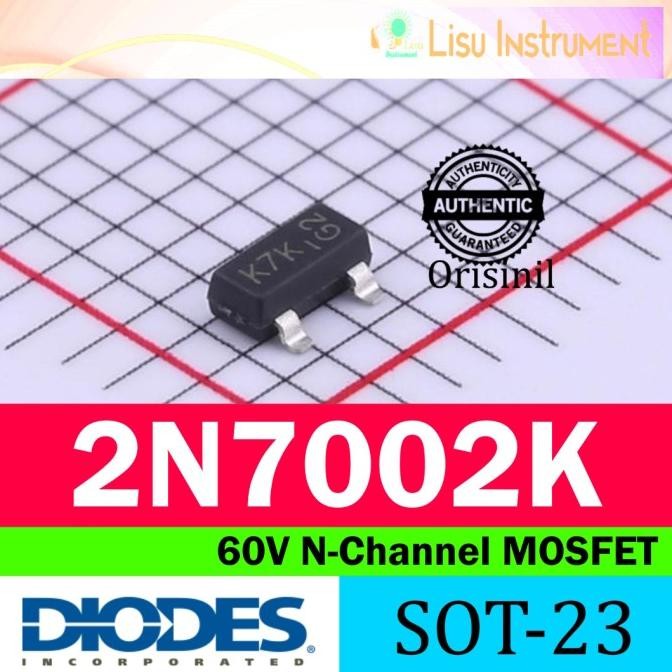 Onsemi 2N7002 Type N-Channel MOSFET, 115 MA, 60 V - Foto 2