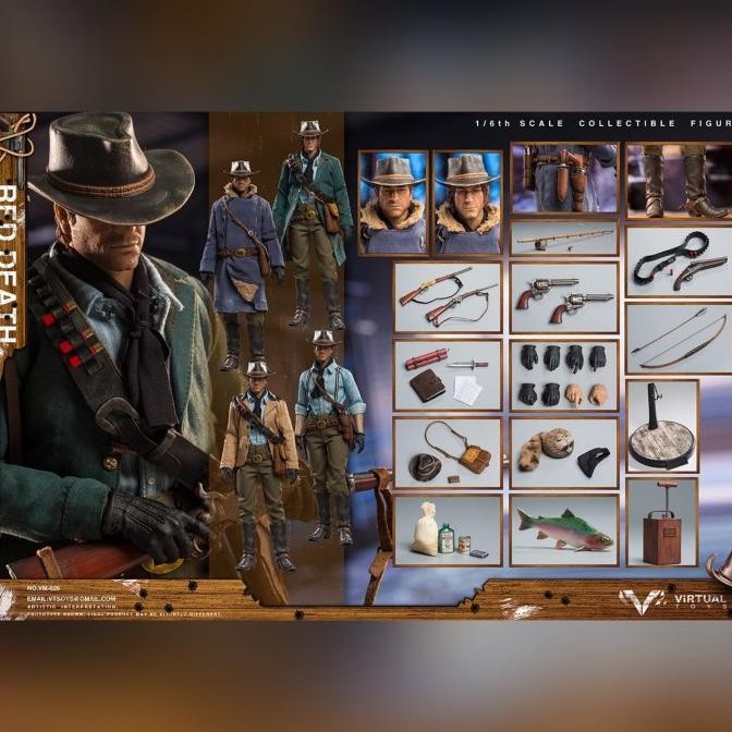 Jual VTS TOYS VM-026 1/6 RED DEATH WILDERNESS RIDER ARTHUR MORGAN ...