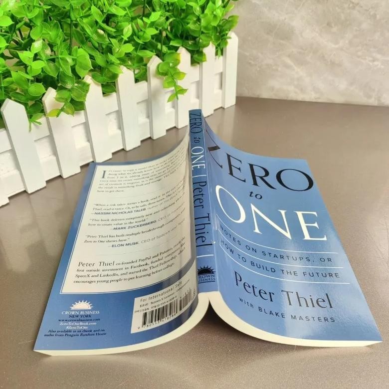 Jual Zero To One By Peter Thiel With Blake Masters Notes On Startups ...