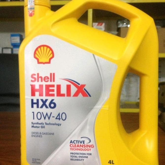 Jual shell helix hx6 10w 40 4liter | Shopee Indonesia