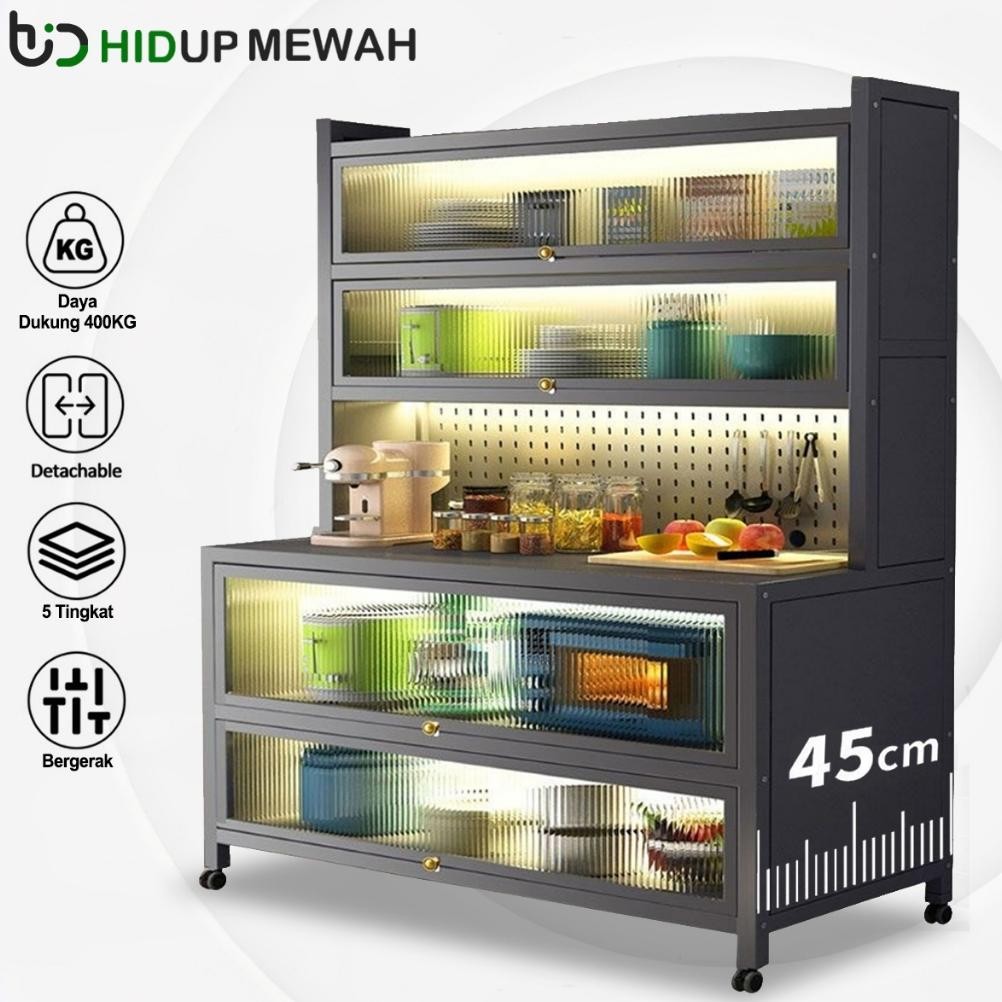 Jual Rak Lemari Dapur Lemari Lemari Dapur Minimalis Rak Dapur Serbaguna ...