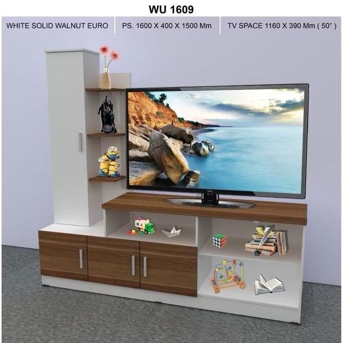 Jual new Meja tv / Meja buffet tv / raktv Minimalis WU 1608-1609 ...