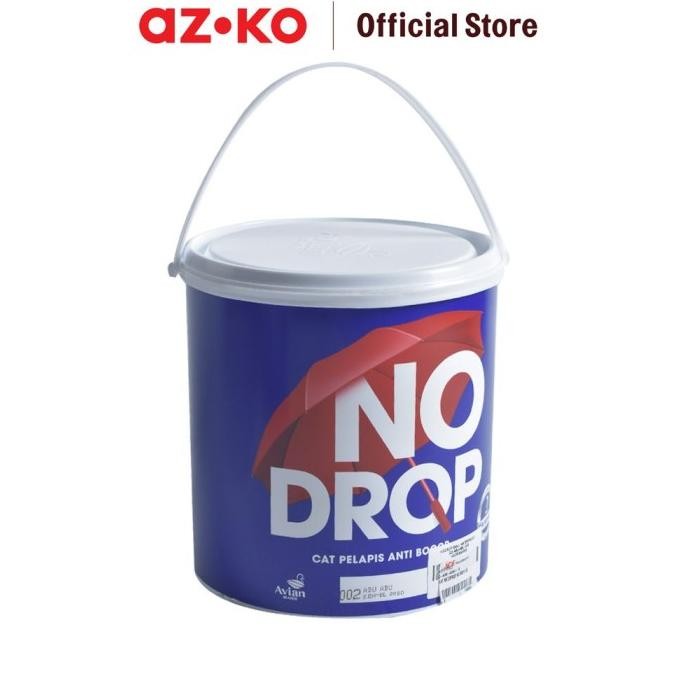 Jual AZKO No Drop 4 kg Cat Dinding Waterproof - Abu-Abu Paint ...