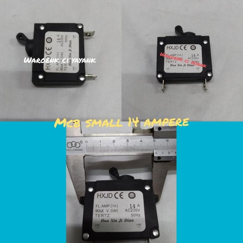 Jual YZ MCB / Circuit Breaker Genset 2000 - 3500 Watt 14 Ampere Small ...