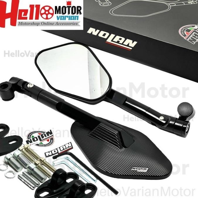 Jual Spion NOLAN Model OCTAGON FULL CNC Motor PCX NMAX VIXION DLL ...